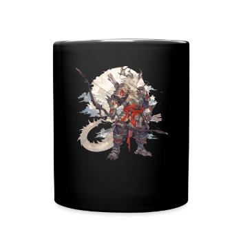 Dragon en tant que Dragon de la Saint-Valentin Cupidon - Mug uni - noir - Devant