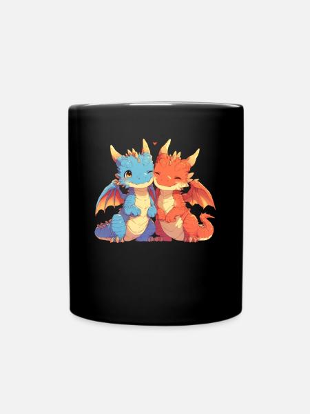 Bébé Dragon Dragon Enfants - Mug uni - noir