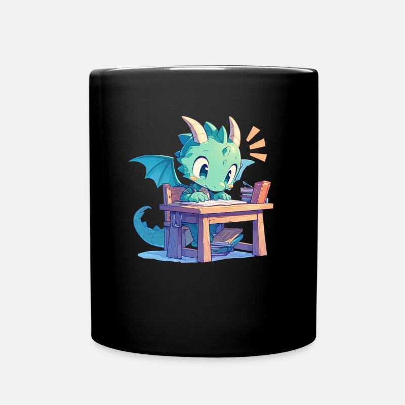 Dragon School Schreibtisch Dragon Kids - Tasse einfarbig - Schwarz