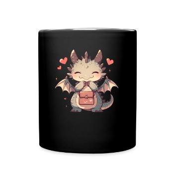 Dragon Satchel Dragon Kids - Full Colour Mug - black - Front