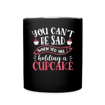 Cadeau de cuisson de muffins aux cupcakes - Mug uni - noir - Devant