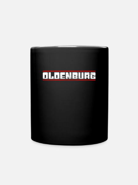 Oldenburg - Tasse einfarbig - Schwarz