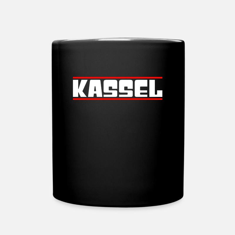 Kassel - Tasse einfarbig - Schwarz