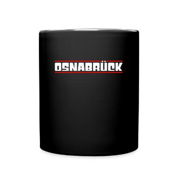 Osnabrück - Tasse einfarbig - Schwarz - Vorne