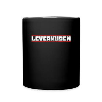 Leverkusen - Tasse einfarbig - Schwarz - Vorne