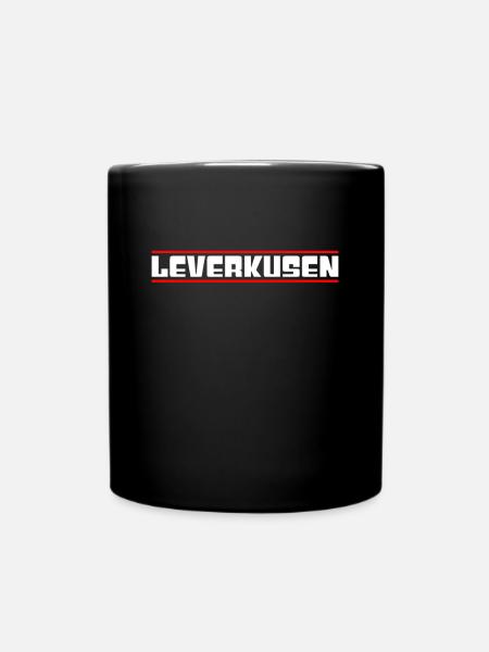 Leverkusen - Tasse einfarbig - Schwarz