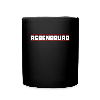 Regensburg - Full Colour Mug - black - Front