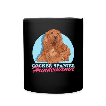Cocker Spaniel chien maman Cocker Spaniel cadeau - Mug uni - noir - Devant