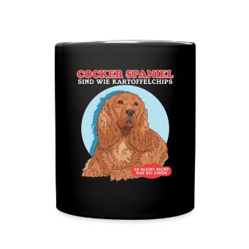 Cocker Spaniels Are Like Cocker Spaniel Gift - Full Colour Mug - black - Front
