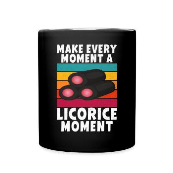 Cadeaux de réglisse - Mug uni - noir - Devant