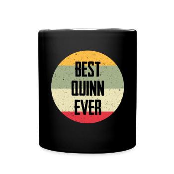 Best Quinn Ever - Tasse einfarbig - Schwarz - Vorne