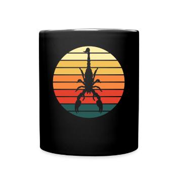 Skorpion Mystik Astrologie Tierkreis Geschenk - Tasse einfarbig - Schwarz - Vorne