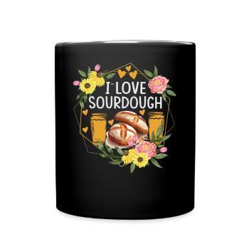 Des marchands de levain, des boulangers de levure passionnés par la pâtisserie - Mug uni - noir - Devant