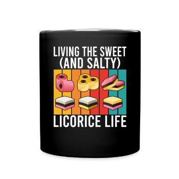 Cadeaux de réglisse - Mug uni - noir - Devant