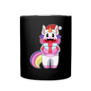 Forfait Noël Licorne - Mug uni - noir - Devant