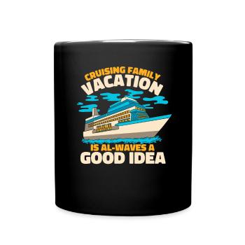 Croisière Vacances en famille Alwaves Good Cruise - Mug uni - noir - Devant
