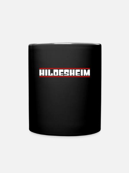 Hildesheim - Tasse einfarbig - Schwarz