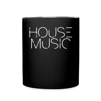 House Music, EDM, Rave, DJ, Electro, Deep House, Amoureux - Mug uni - noir - Devant