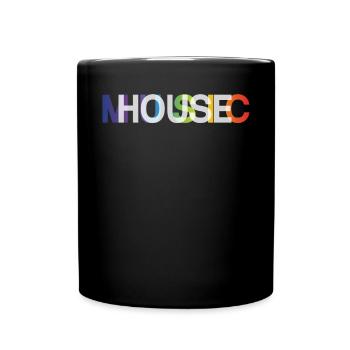 House Music, EDM, Rave, DJ, Electro, Deep House, Amoureux - Mug uni - noir - Devant