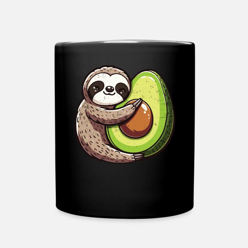 Avocado - Tasse einfarbig - Schwarz
