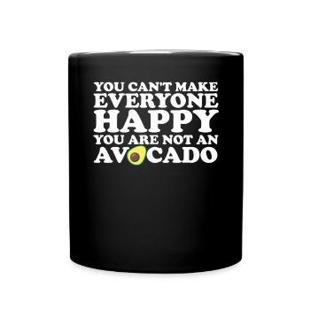 Avocat Guacamole Vegan Cadeau - Mug uni - noir - Devant
