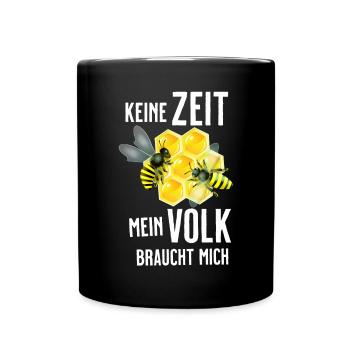 Beekeeper Tshirt Honey Bee Beekeeping Beekeeper - Full Colour Mug - black - Front