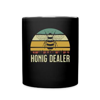 Beekeeper Tshirt Honey Bee Beekeeping Beekeeper - Full Colour Mug - black - Front