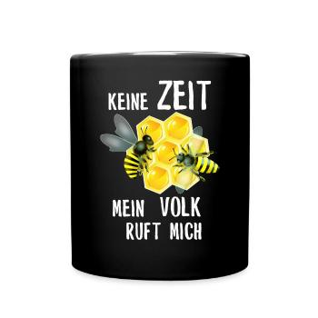 Beekeeper Tshirt Honey Bee Beekeeping Beekeeper - Full Colour Mug - black - Front