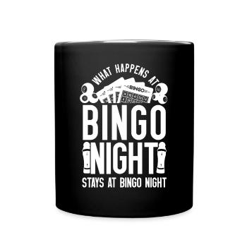 Joueur de bingo Que se passe-t-il au bingo ? - Mug uni - noir - Devant