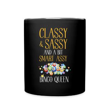Bingo Player Classy Sassy And A - Tasse einfarbig - Schwarz - Vorne