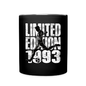 Limited Edition 1993 Limited Edition Fußball - Tasse einfarbig - Schwarz - Vorne
