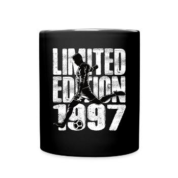 Limited Edition 1997 Limited Edition Fußball - Tasse einfarbig - Schwarz - Vorne