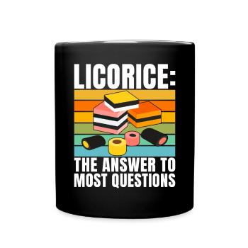 Licorice Gifts - Full Colour Mug - black - Front