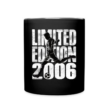 Limited Edition 2006 Limited Edition Fußball - Tasse einfarbig - Schwarz - Vorne