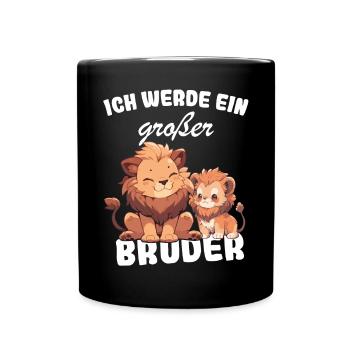 Annonce de la prochaine génération | Je vais être un grand frère en 2025 - Mug uni - noir - Devant