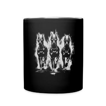 Doberman Pinscher Doberman Lover Dog Owner - Full Colour Mug - black - Front
