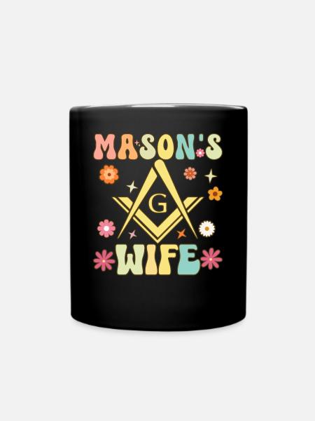 Franc-maçon Groovy Franc-maçonnerie Franc-maçonnerie - Mug uni - noir
