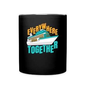 Croisière Everywhere Together Cruise Cruise Passangers - Mug uni - noir - Devant