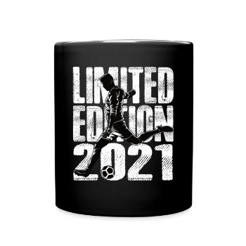 Limited Edition 2021 Limited Edition Fußball - Tasse einfarbig - Schwarz - Vorne