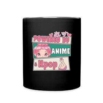 Cute Japanese Manga Women Girls Gift Otaku Kawaii - Tasse einfarbig - Schwarz - Vorne