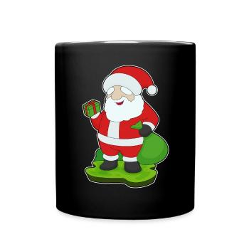 Forfait Noël Père Noël - Mug uni - noir - Devant