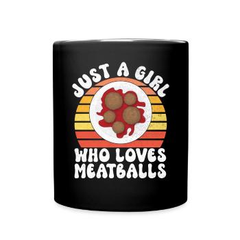Cadeaux pour les amateurs de boulettes de viande - Mug uni - noir - Devant