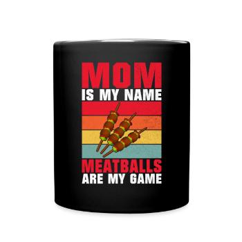Cadeaux pour les amateurs de boulettes de viande - Mug uni - noir - Devant