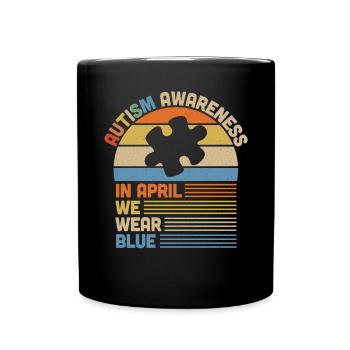 Autisme - Mug uni - noir - Devant