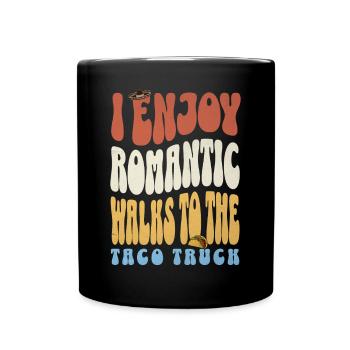 Tacos - Mug uni - noir - Devant