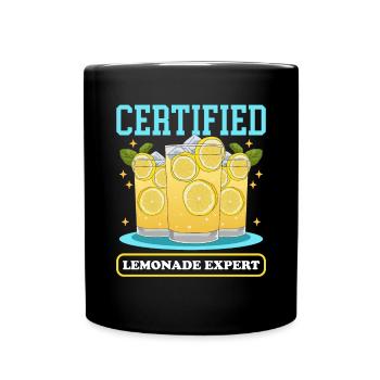 Limonade citron limonade effervescent Stand cadeau - Mug uni - noir - Devant