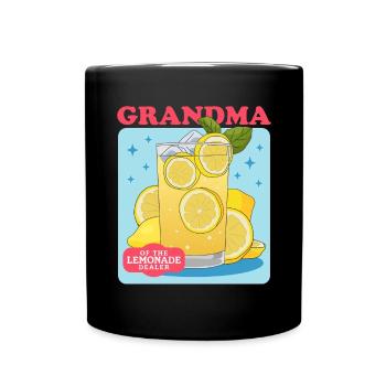 Limonade citron effervescent Stand cadeau - Mug uni - noir - Devant