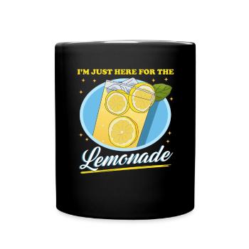 Limonade, limonade au citron, cadeau effervescent - Mug uni - noir - Devant