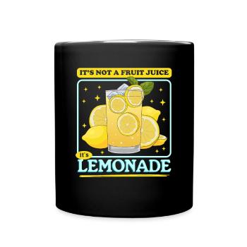 Limonade citron effervescent limonade cadeau - Mug uni - noir - Devant