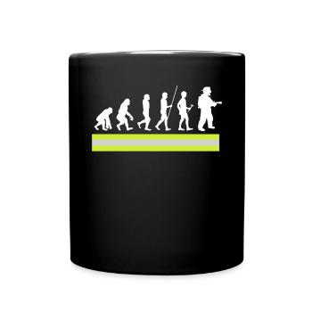 Firefighter Tshirt Firefighter Firefighter 112 - Full Colour Mug - black - Front